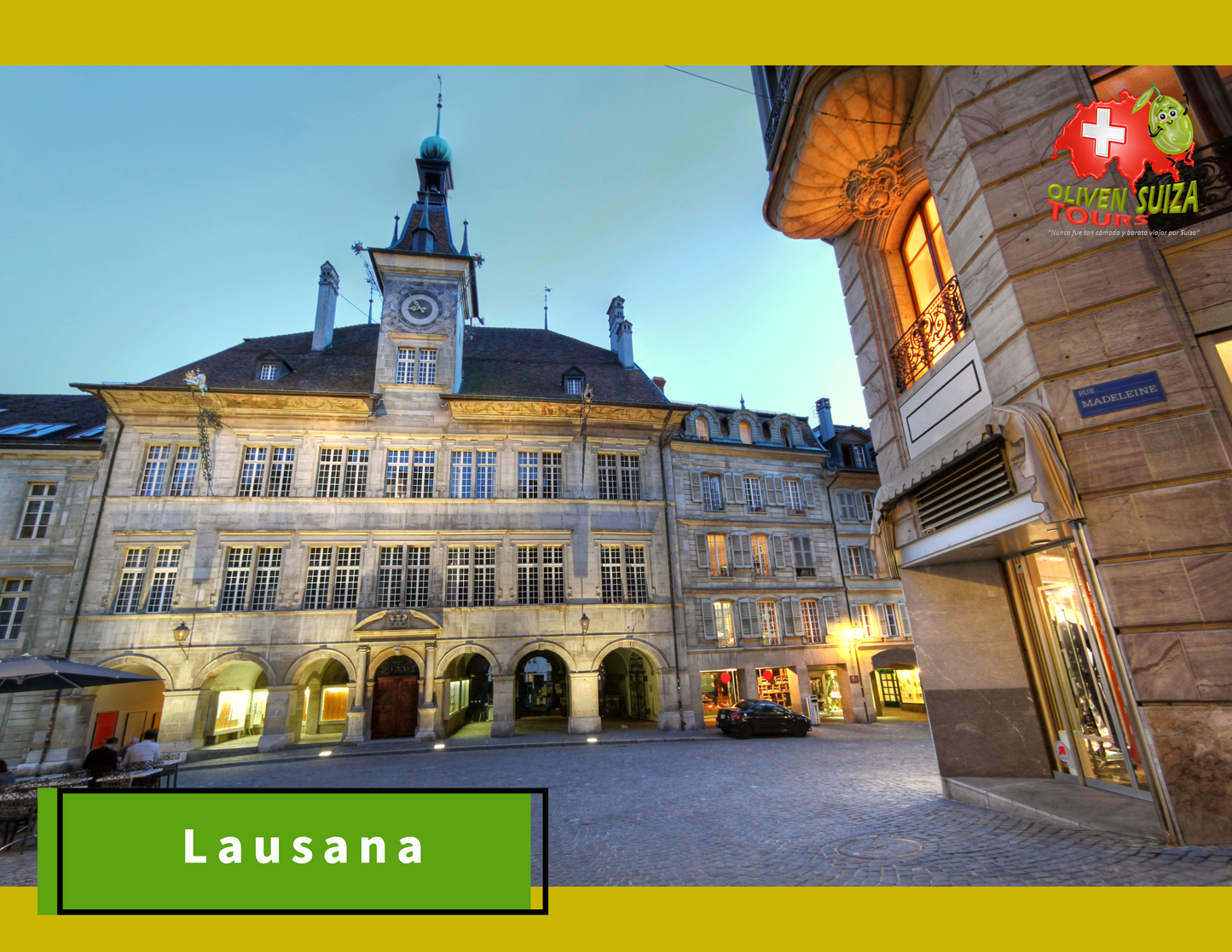 Regional: Lausana - Glacier 3000 - Vevey - Ginebra