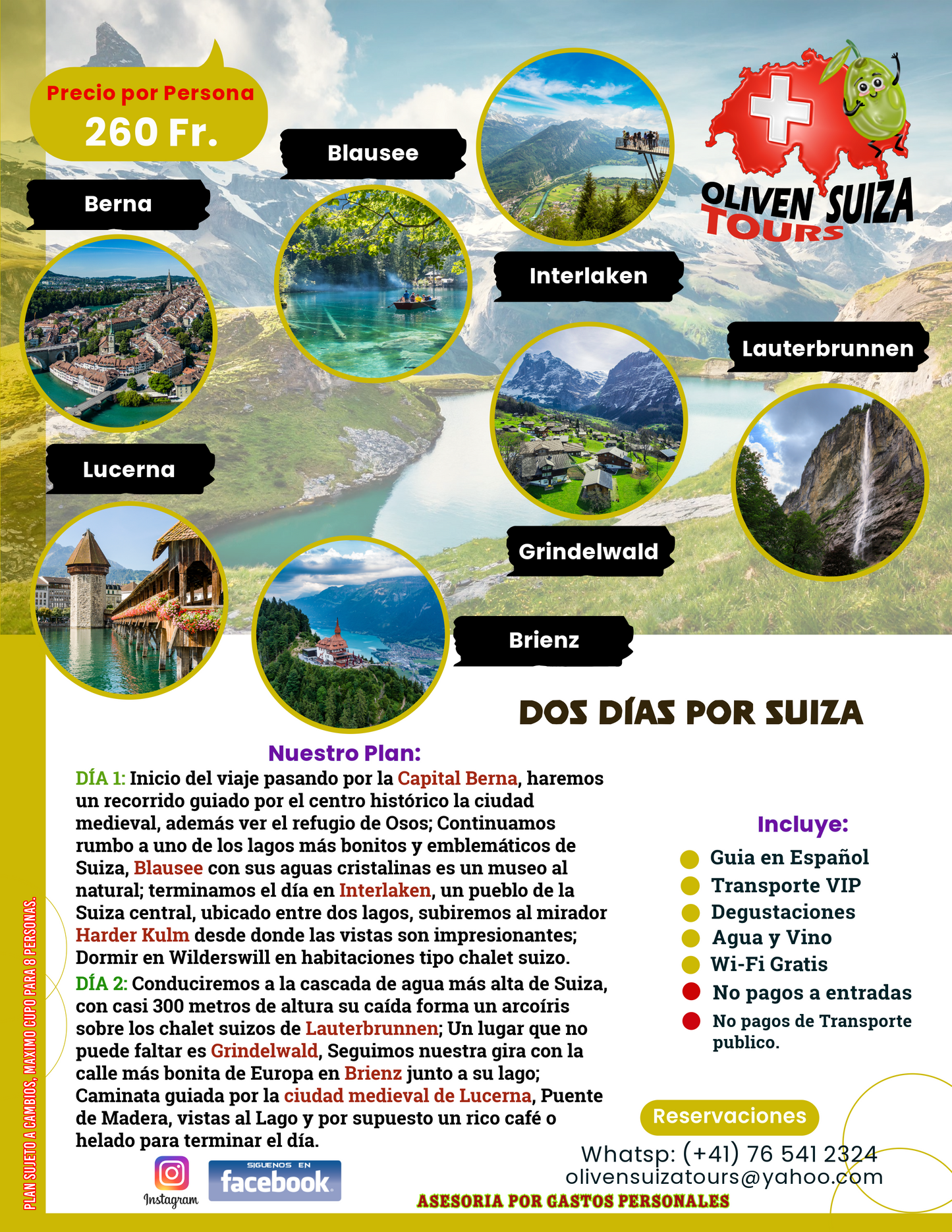 Suiza en dos Días - 7 Lugares que debes Conocer