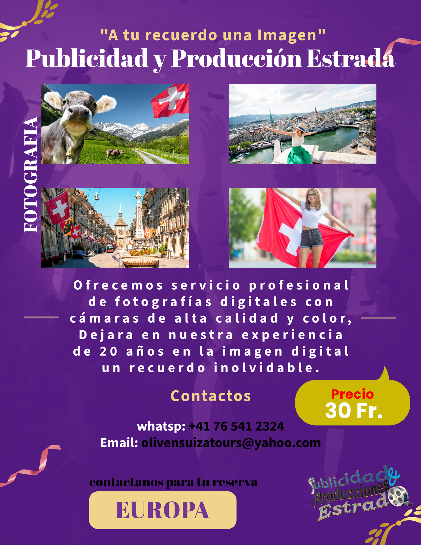 Servicio de Fotografías Profesionales