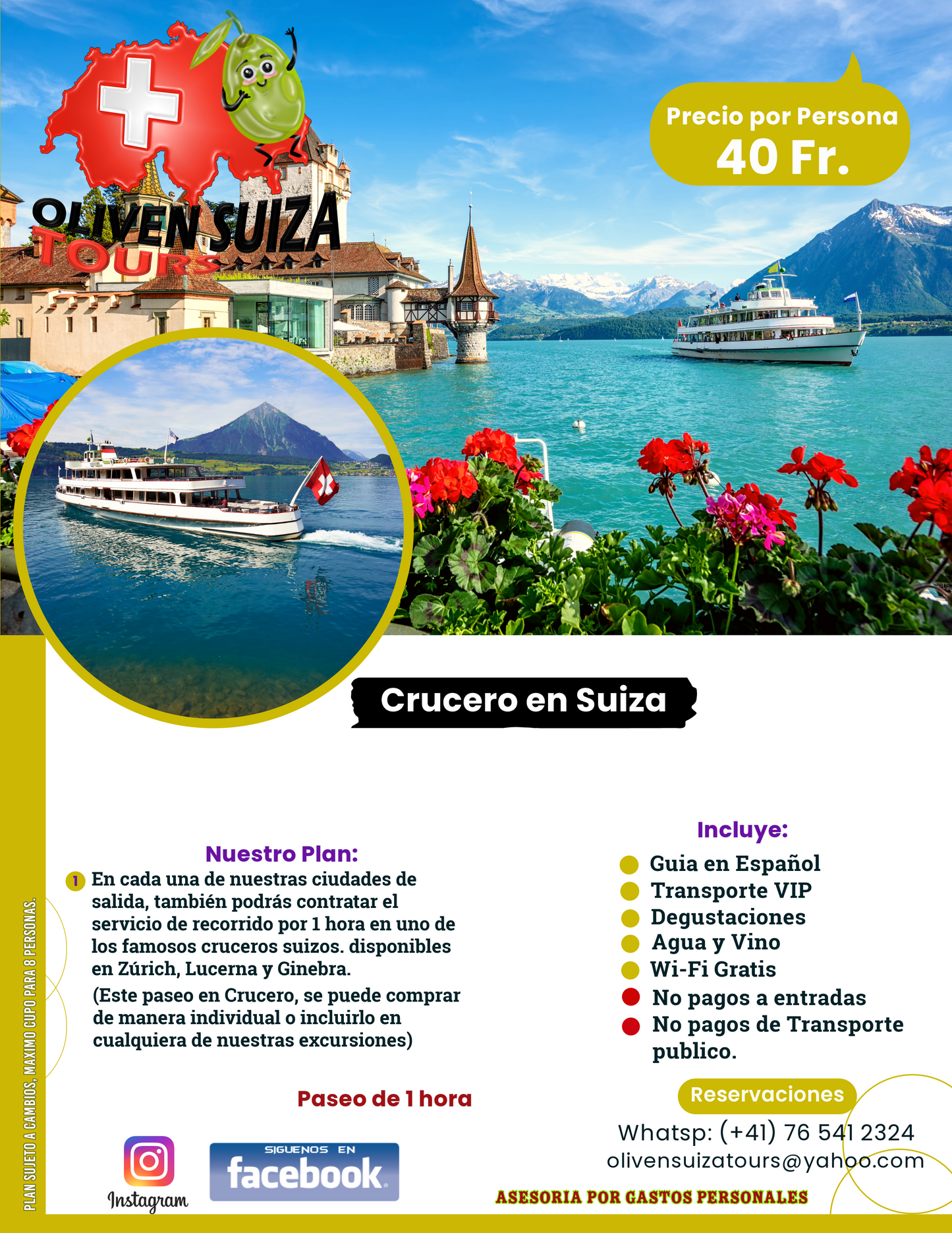 Crucero en Suiza