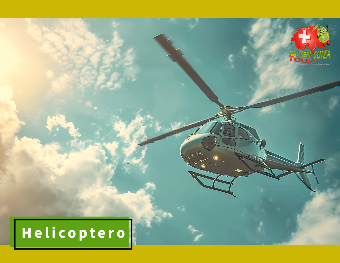 Sobrevuela Suiza en Helicóptero