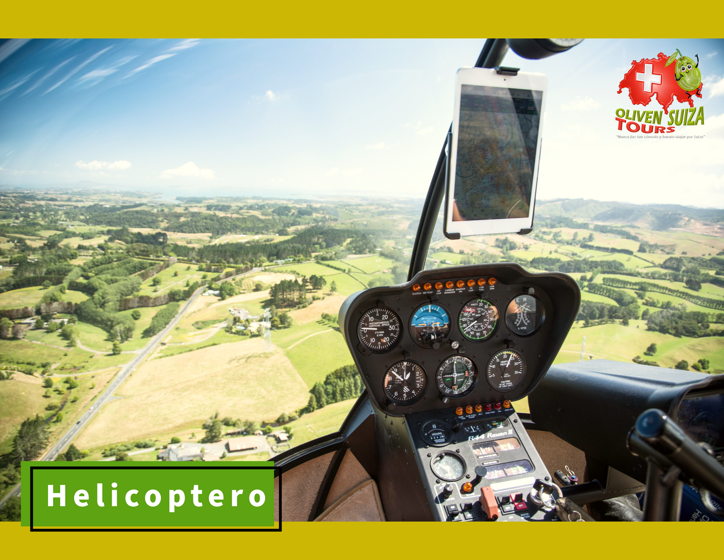 Sobrevuela Suiza en Helicóptero