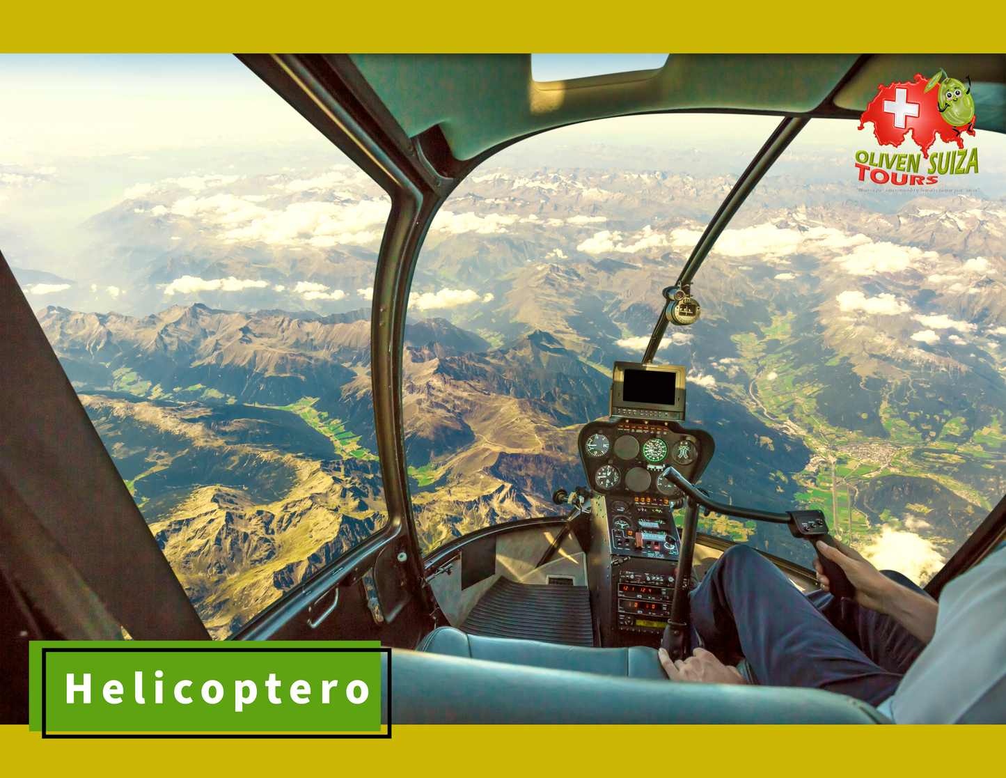 Sobrevuela Suiza en Helicóptero