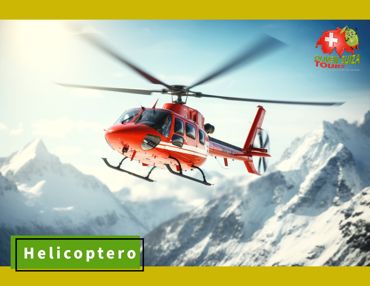 Sobrevuela Suiza en Helicóptero