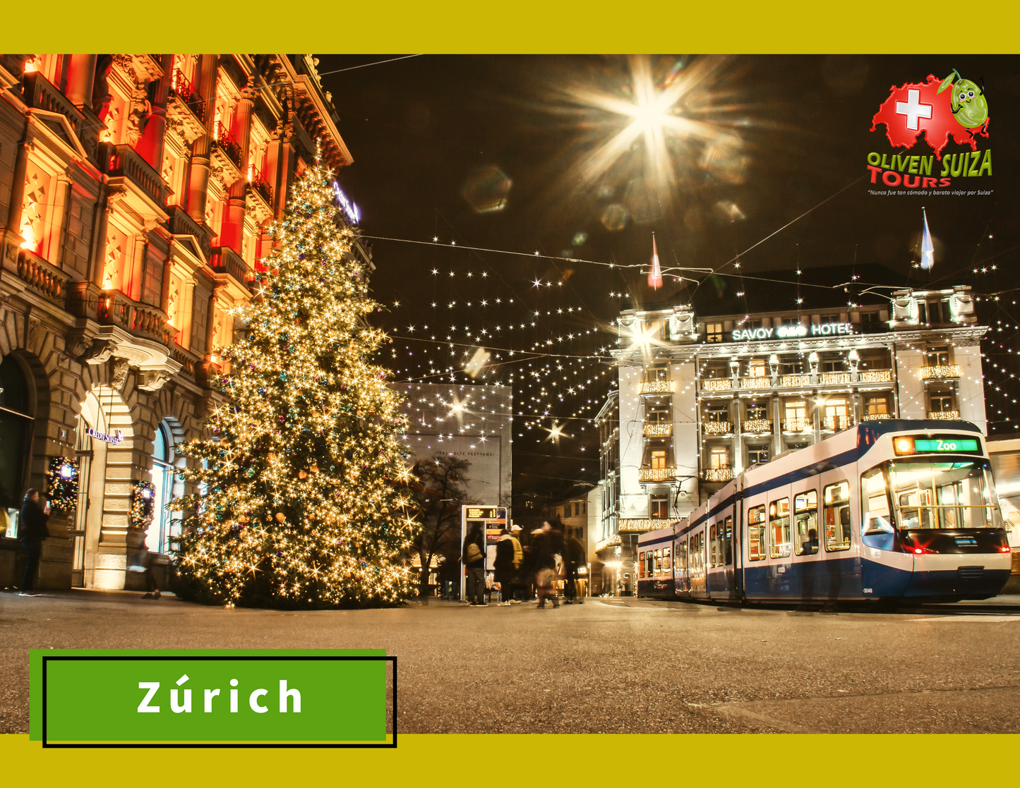 Tour de Noche - 2 Horas en el centro histórico de Zúrich