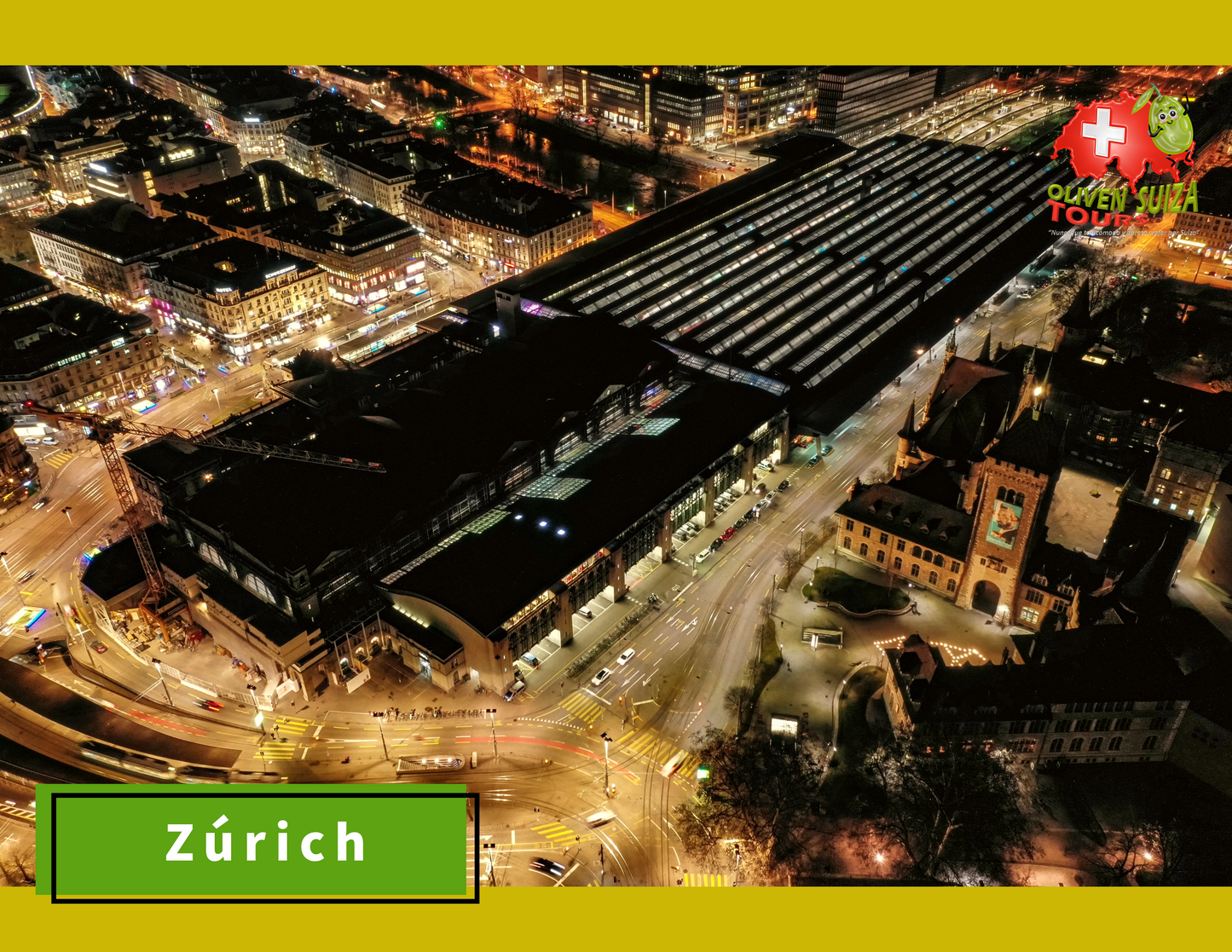 Tour de Noche - 2 Horas en el centro histórico de Zúrich