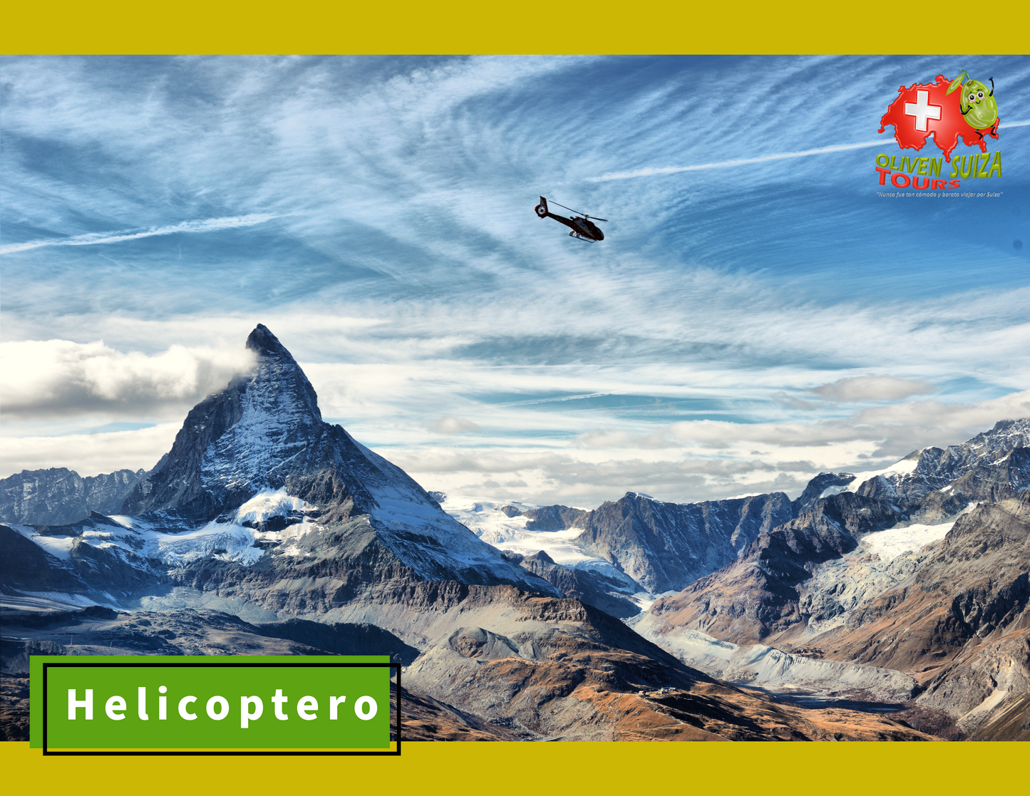 Sobrevuela Suiza en Helicóptero