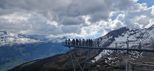 En los Alpes suizos de Grindelwald